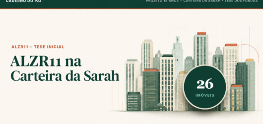 Por que coloquei cerca de 15% da Carteira da Sarah no ALZR11