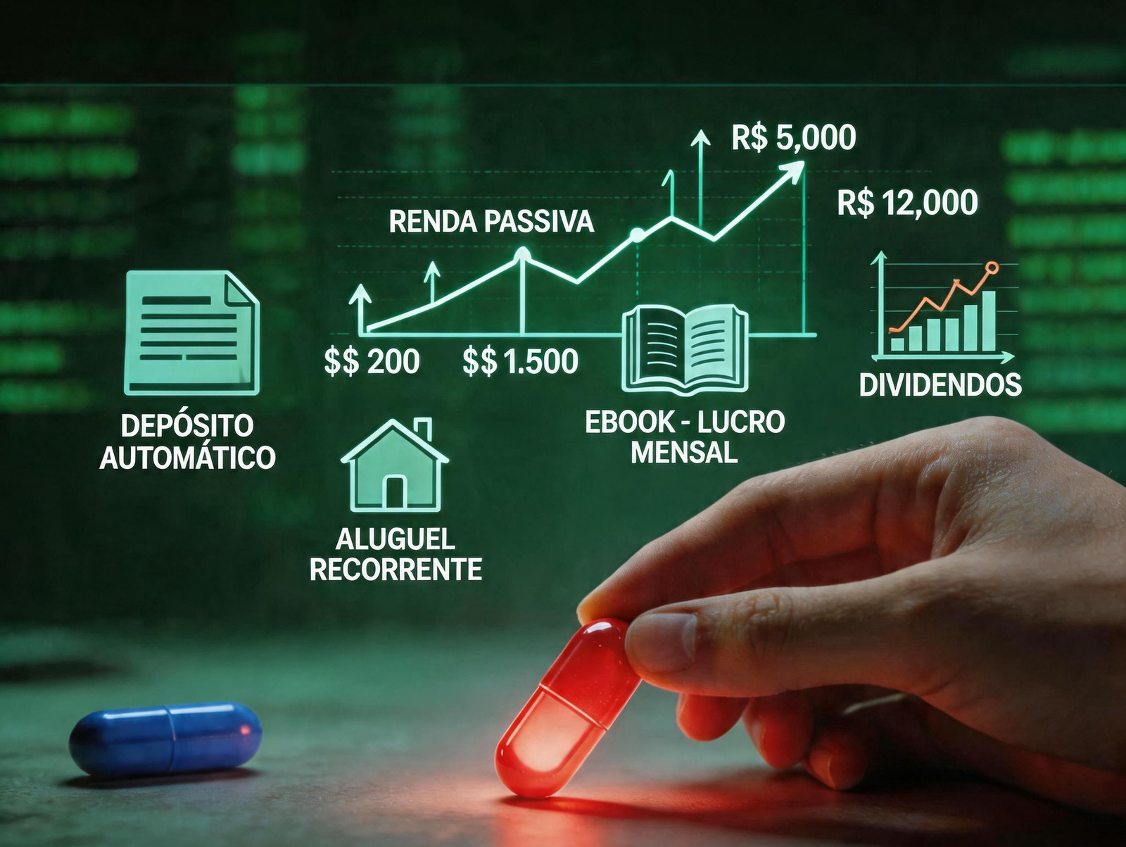 Depois que você tomar a pílula vermelha, nem sequer lembrara da azul!
