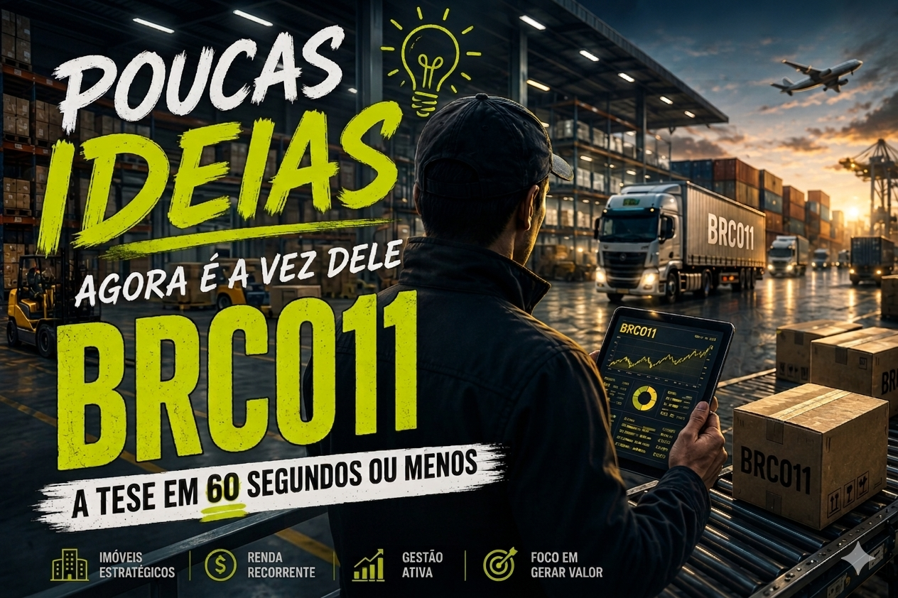 Poucas ideias se liga BRCO11