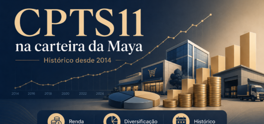 CPTS11 na carteira da Maya: 13 cotas, R$ 98,80 e 12 anos de história