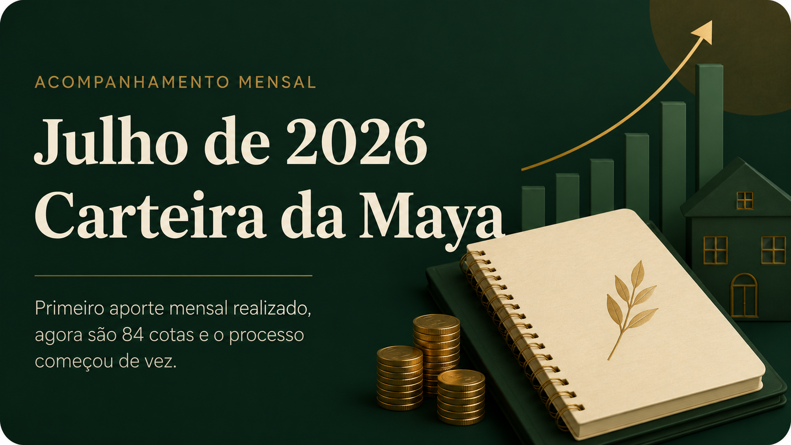 O primeiro R$ 100,00 da Maya virou mais 12 cotas